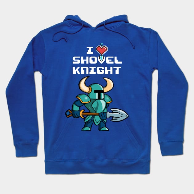 Shovel Knight Love Hoodie by LuisIPT